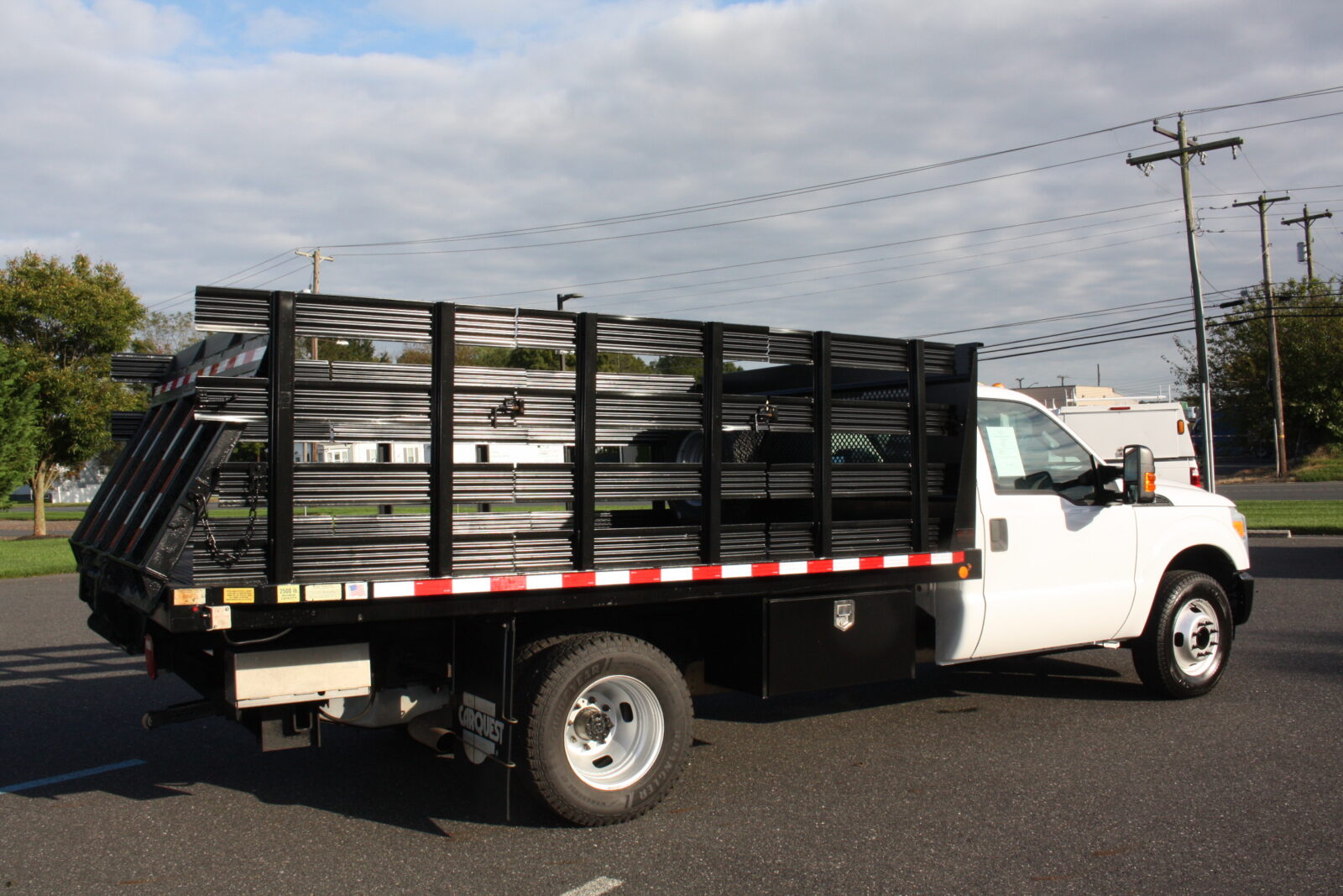 IMG_1119 2016 FORD F350 12FT STAKE BODY TRUCK - Image 5